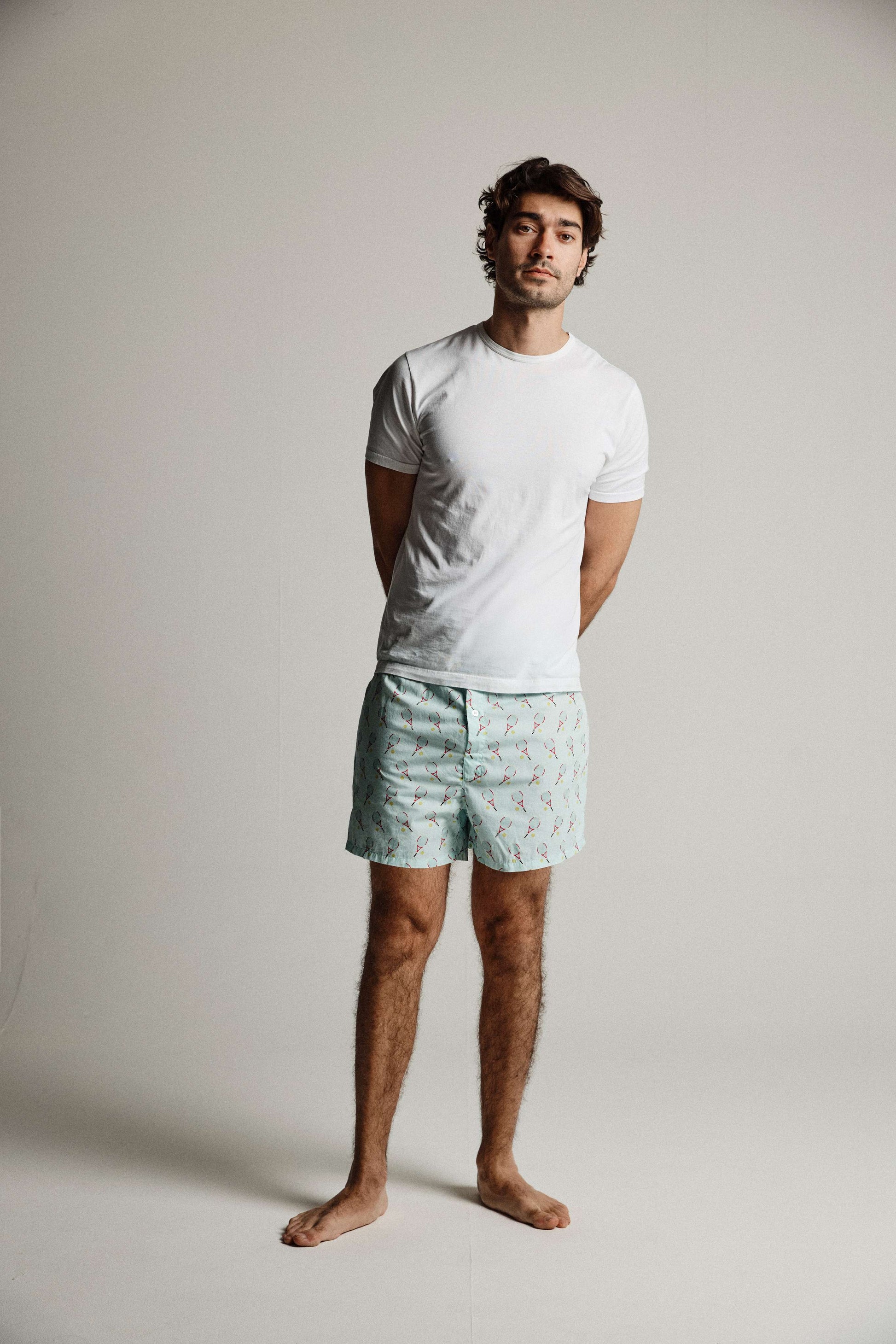 Men Game, Set, Match Tennis Boxer