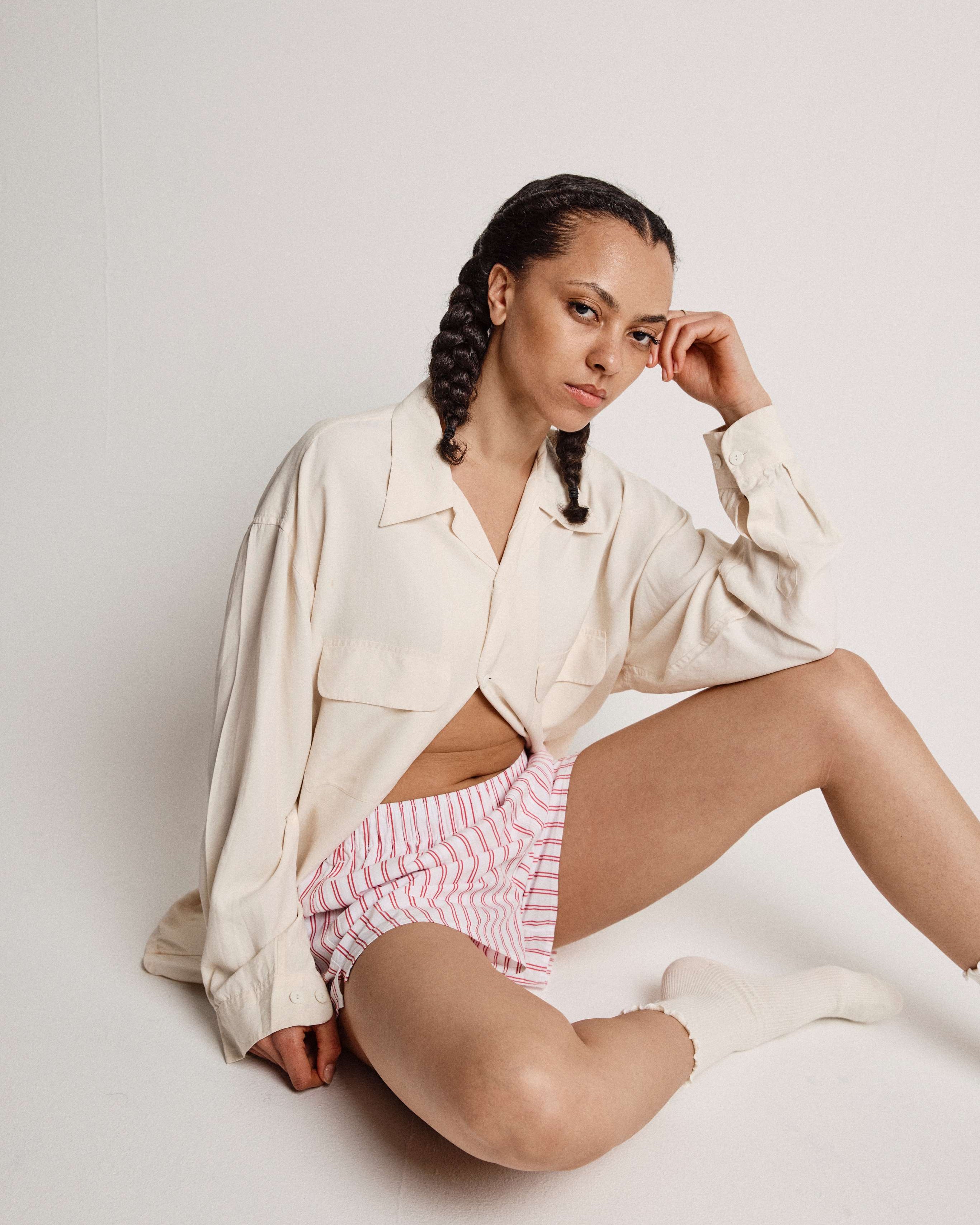 Women Lollipop Red Stripe Boxer