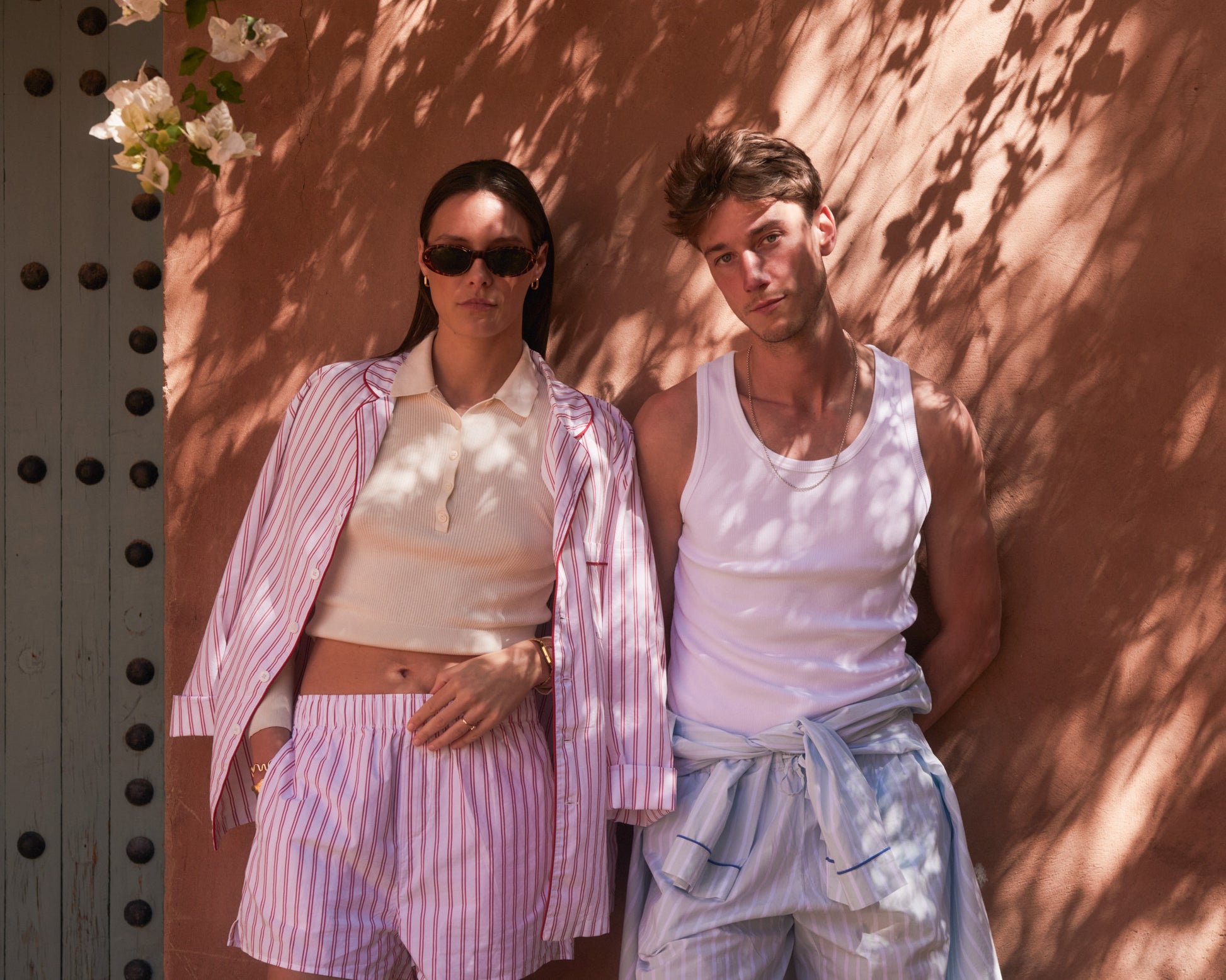 Adult Lollipop Red Stripe PJ Set