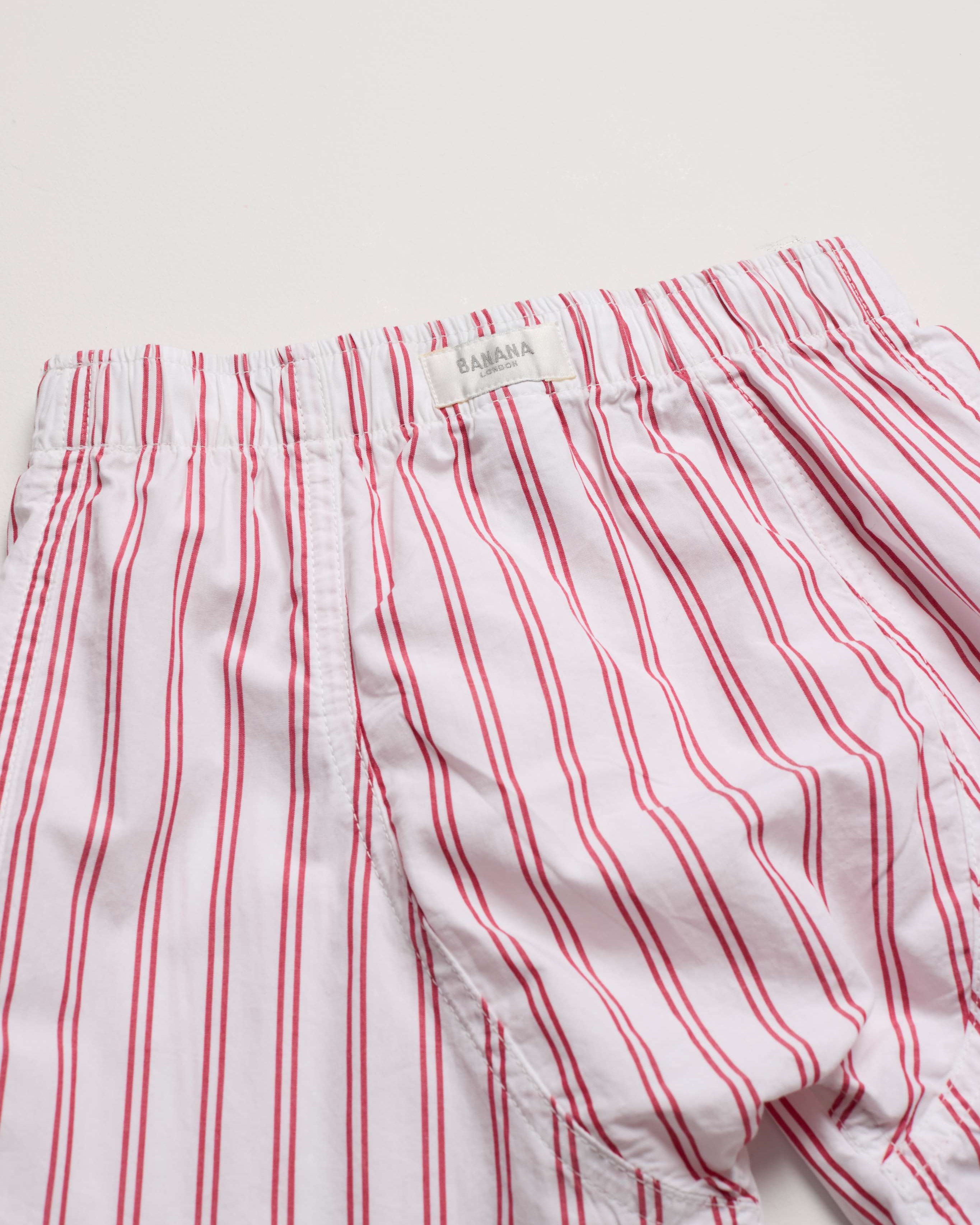 Kids Lollipop Red French Stripe Boxer