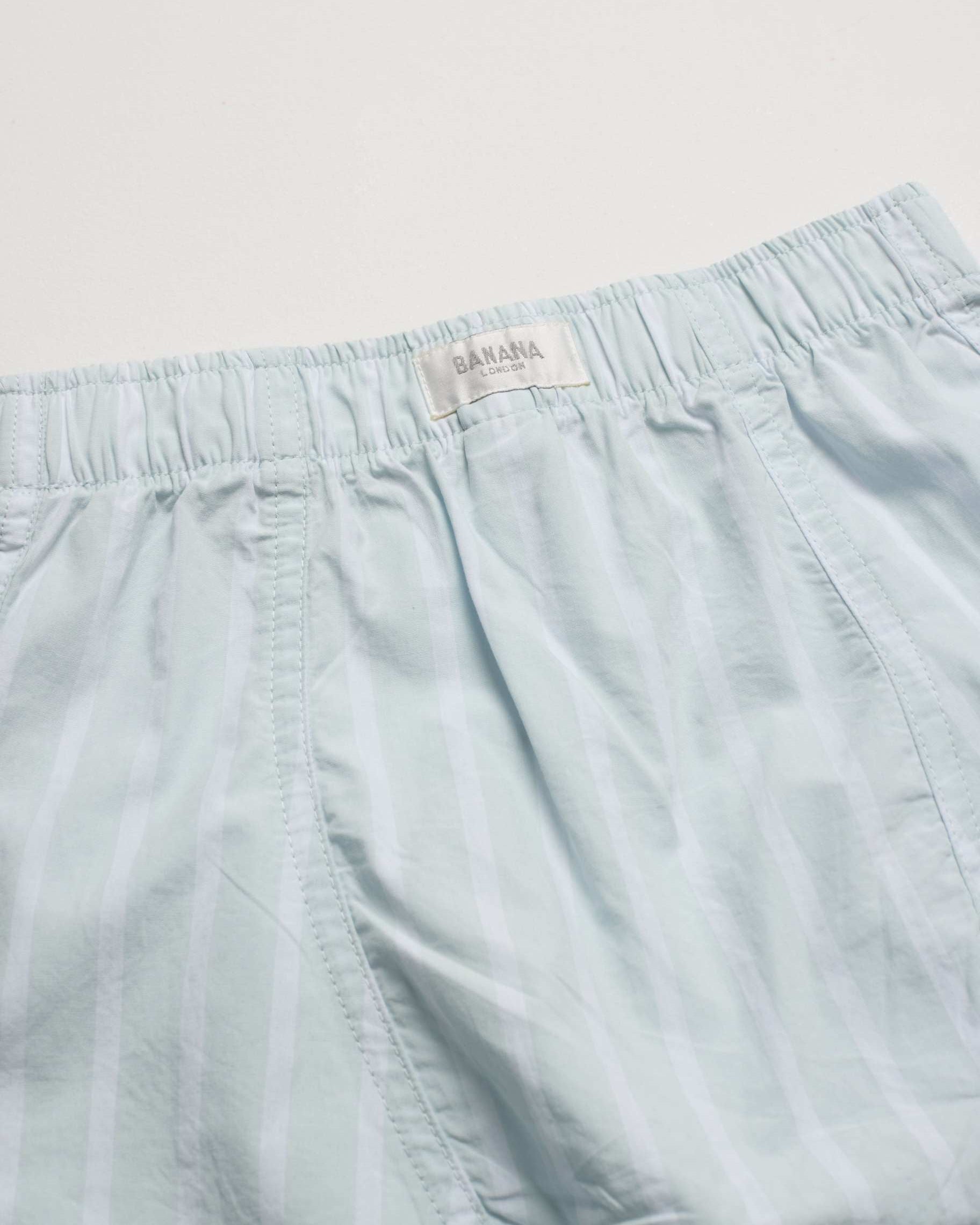 Kids Icy Blue Stripe Boxer
