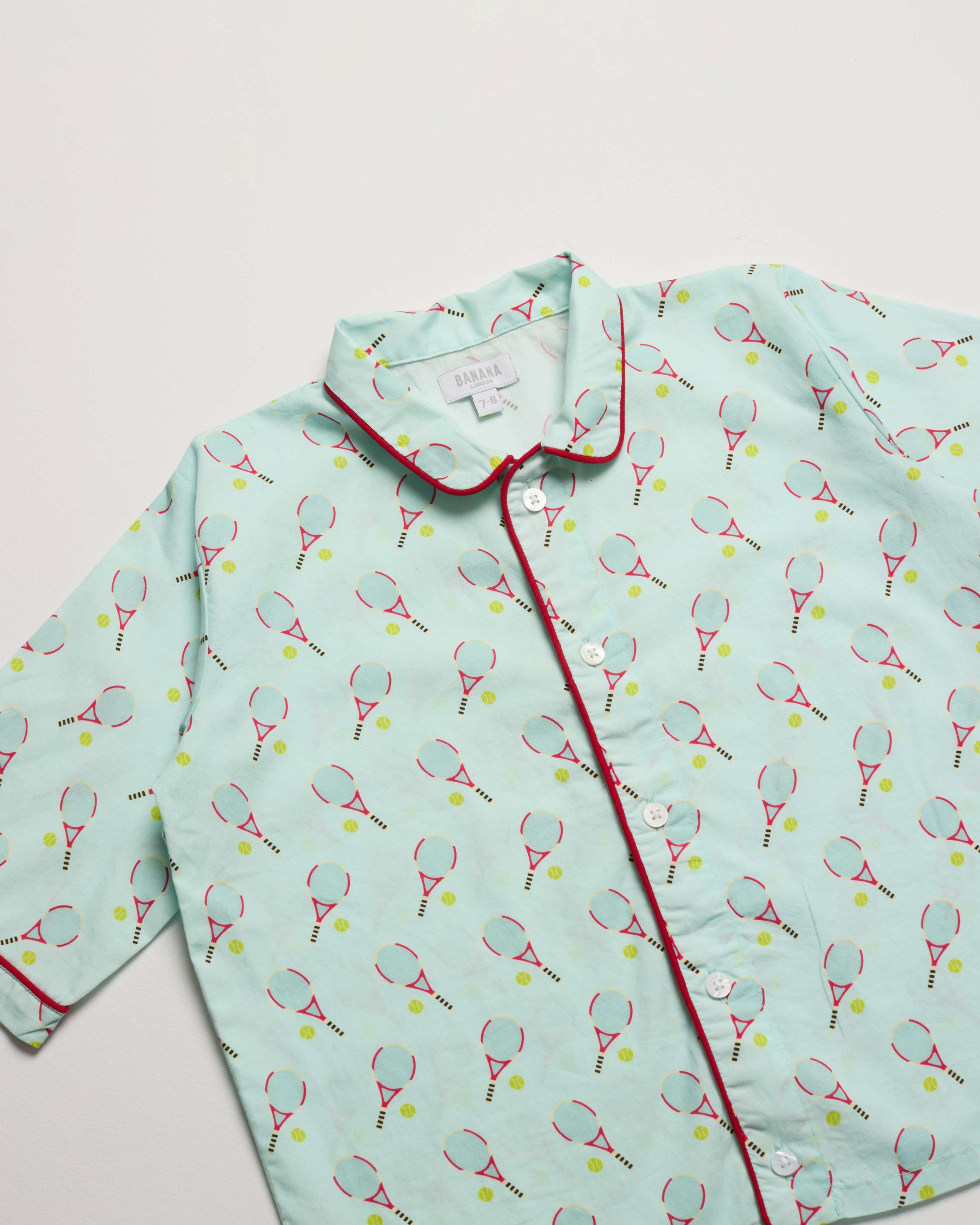 Kids Game, Set, Match Tennis PJ Short Set