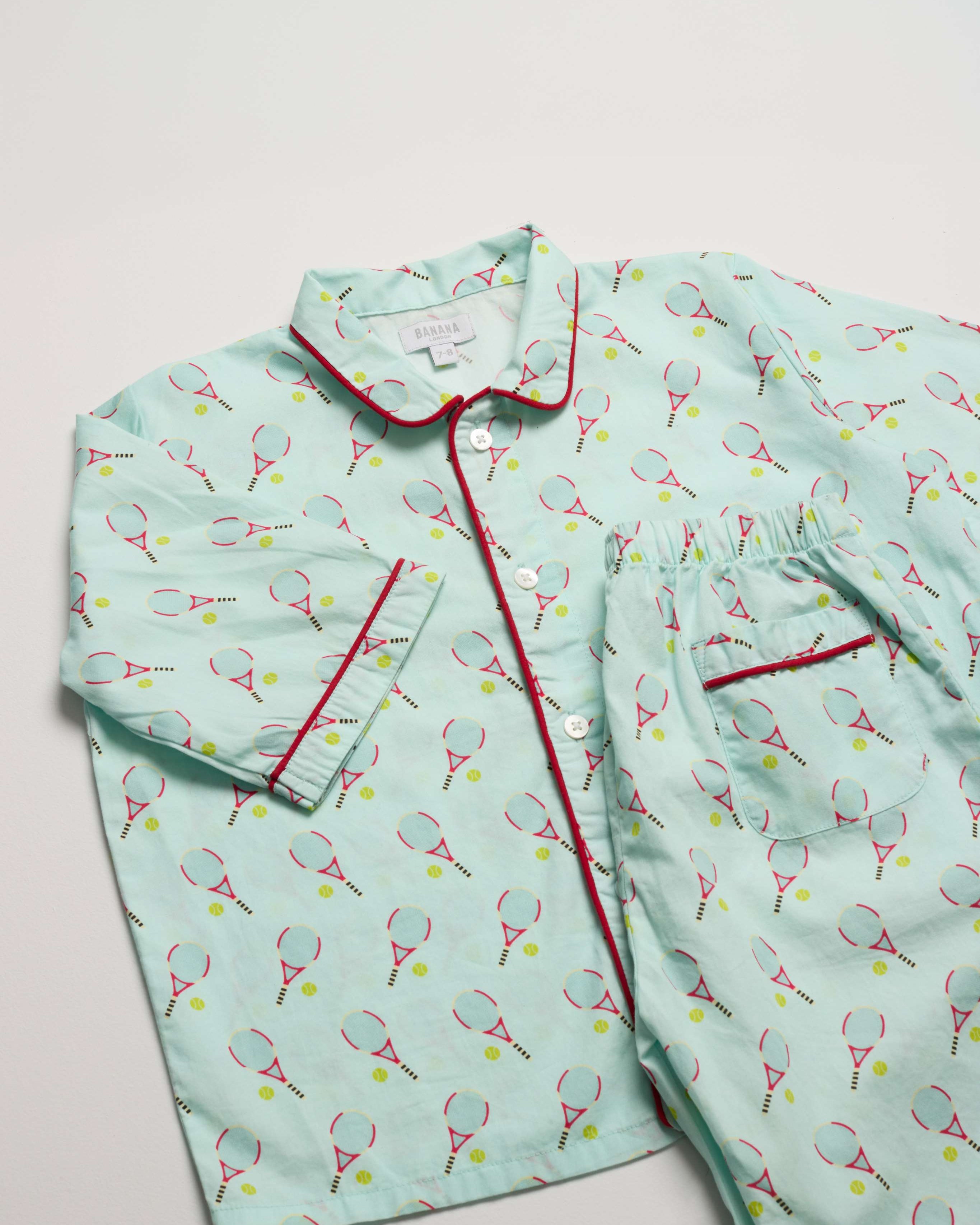 Kids Game, Set, Match Tennis PJ Short Set