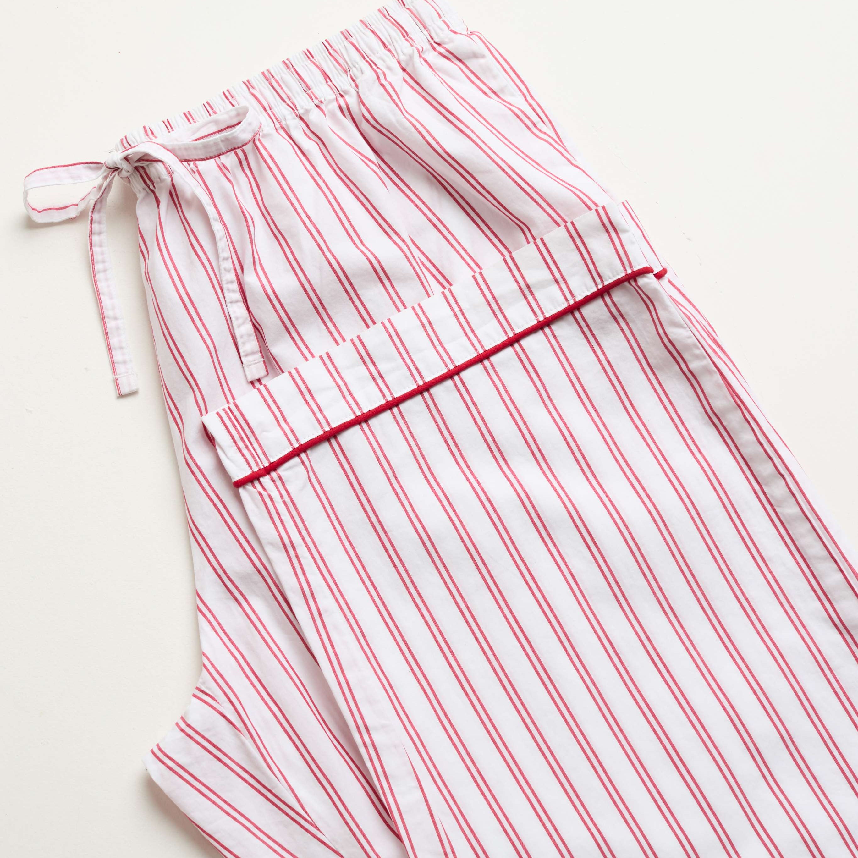 Adult Lollipop Red Stripe PJ Bottoms