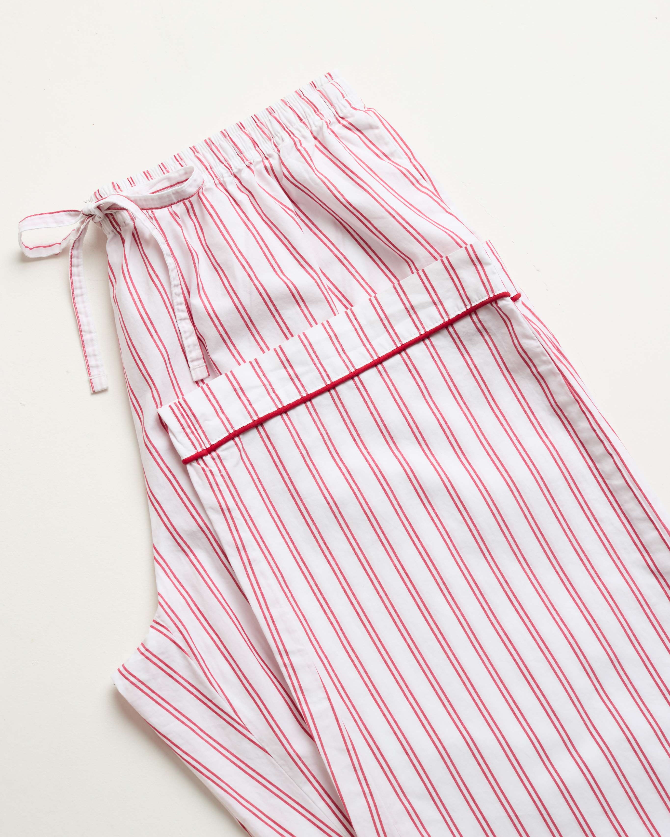 Adult Lollipop Red Stripe PJ Bottoms