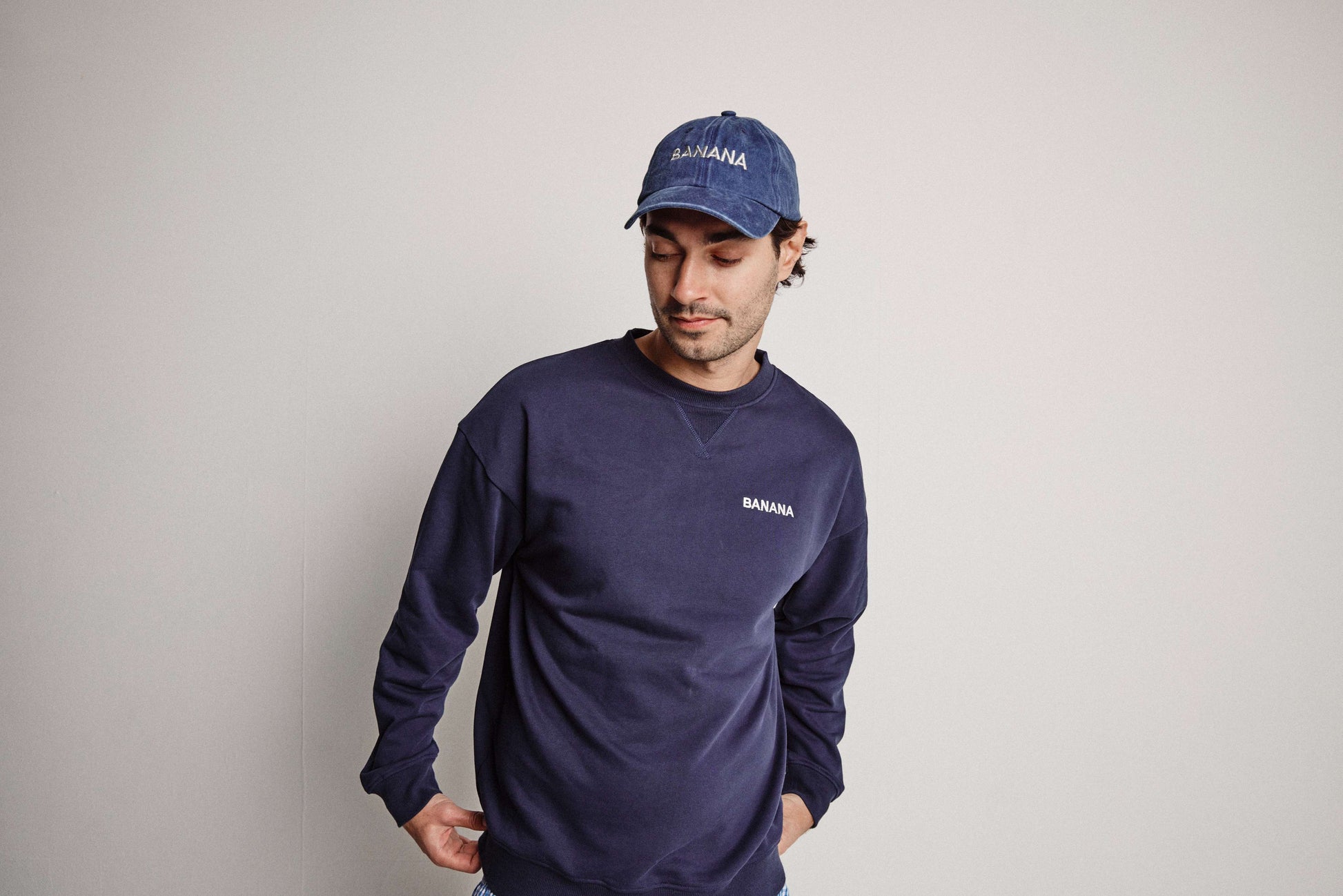 Banana Denim Adult Cap