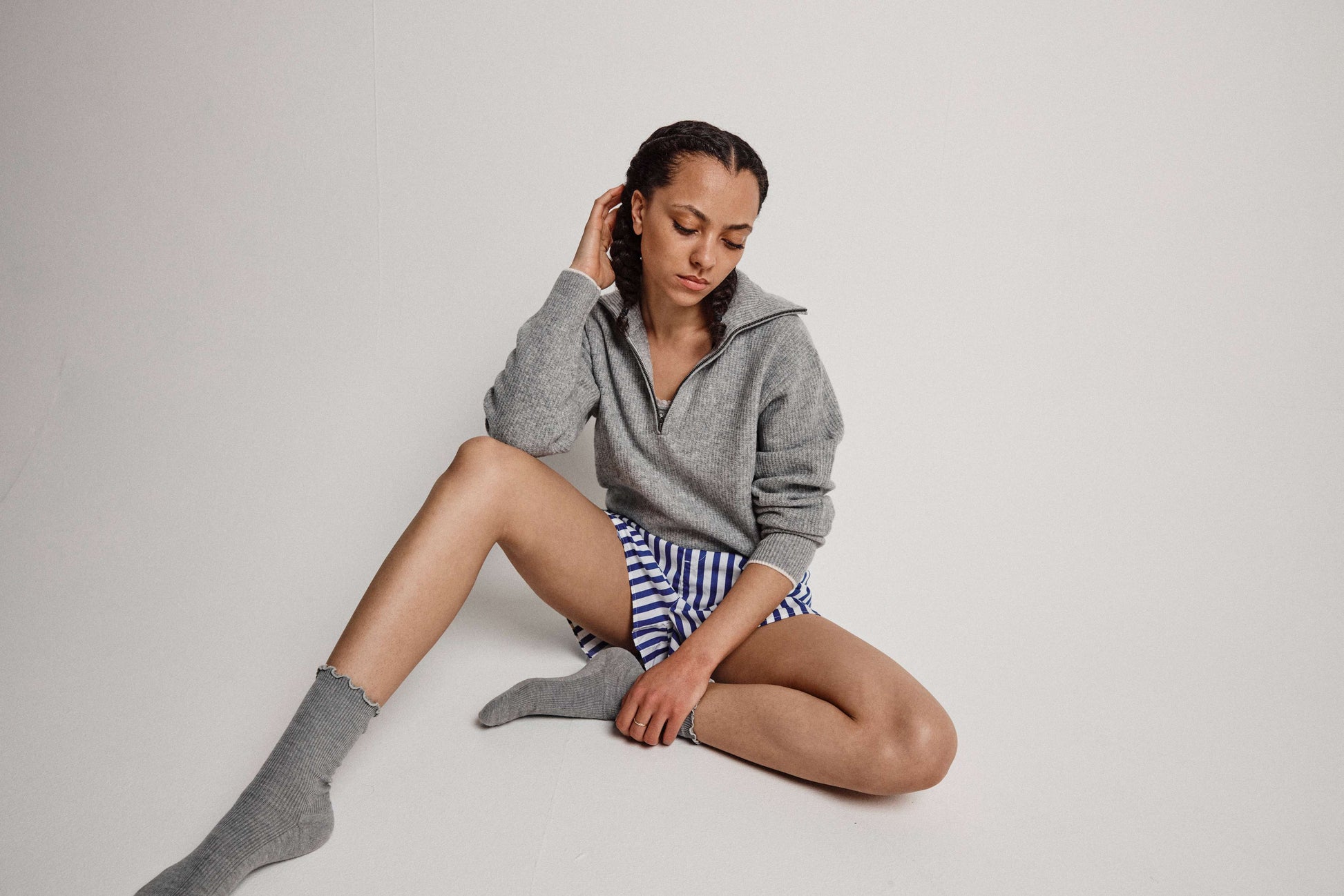 Nautical Navy Wide Stripe Boxer