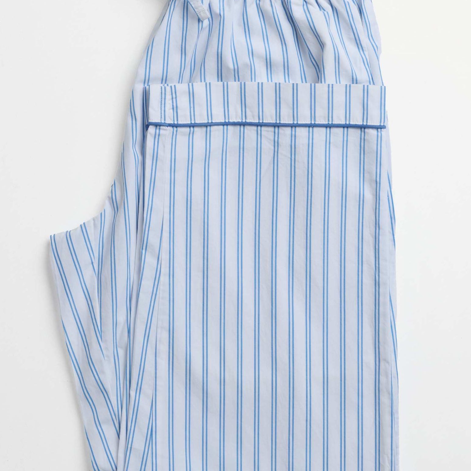 Adult Blue French Stripe PJ Bottoms