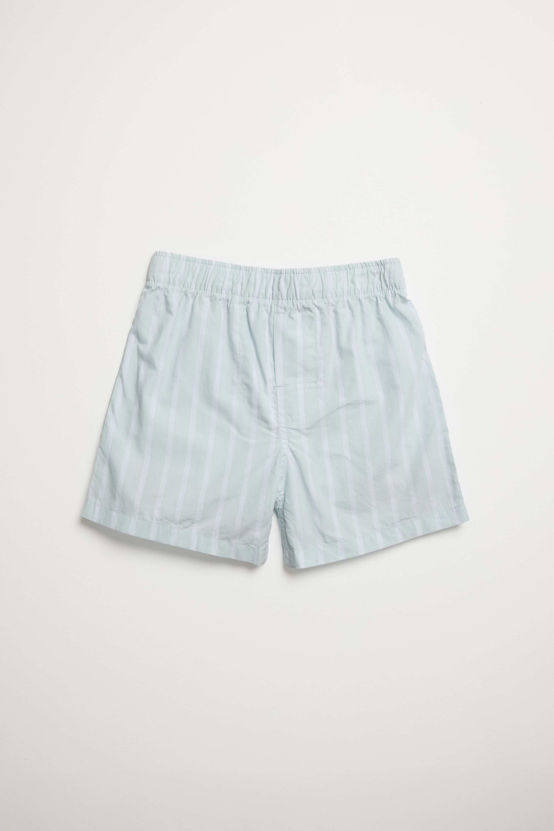 Kids Icy Blue Stripe Boxer