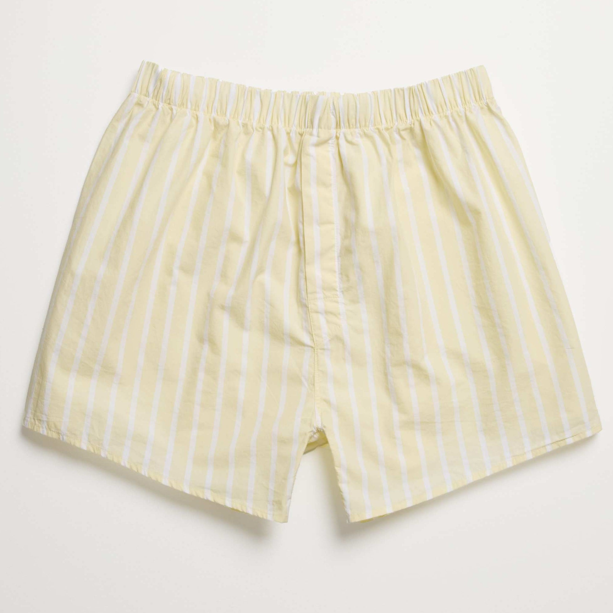 Men Buttery Yellow Stripe Boxers