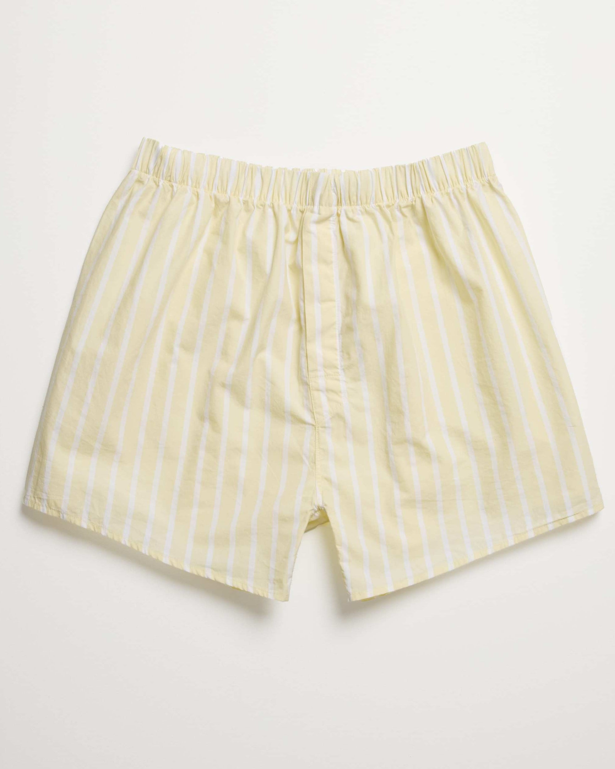 Men Buttery Yellow Stripe Boxers