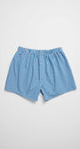 Men Navy Blue Gingham Boxer