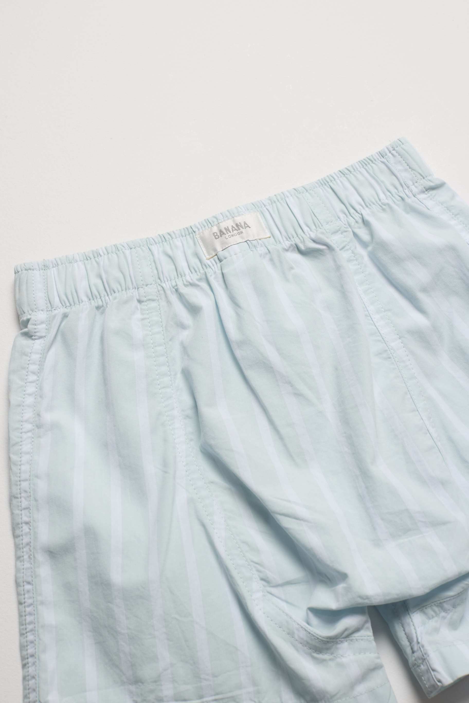 Kids Icy Blue Stripe Boxer