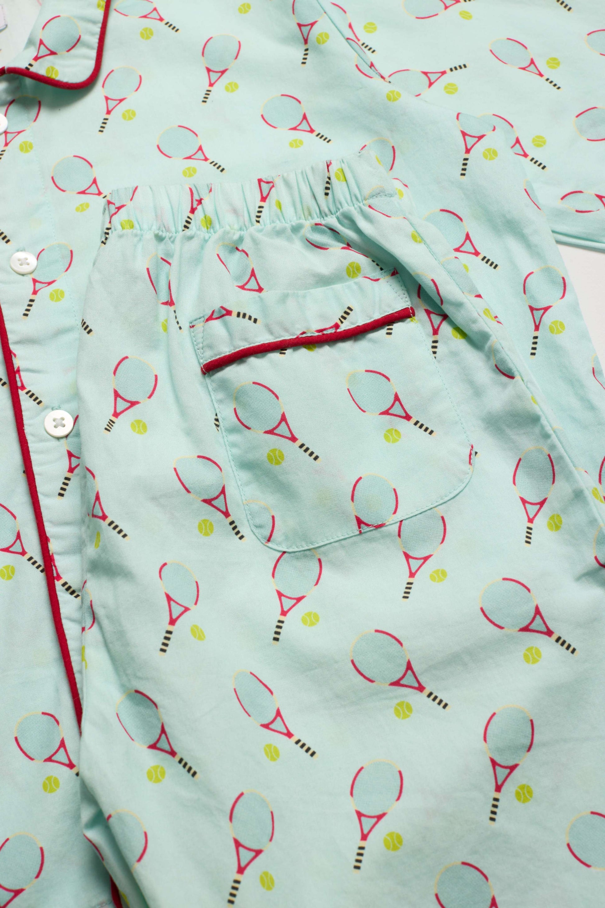 Kids Game, Set, Match Tennis PJ Short Set