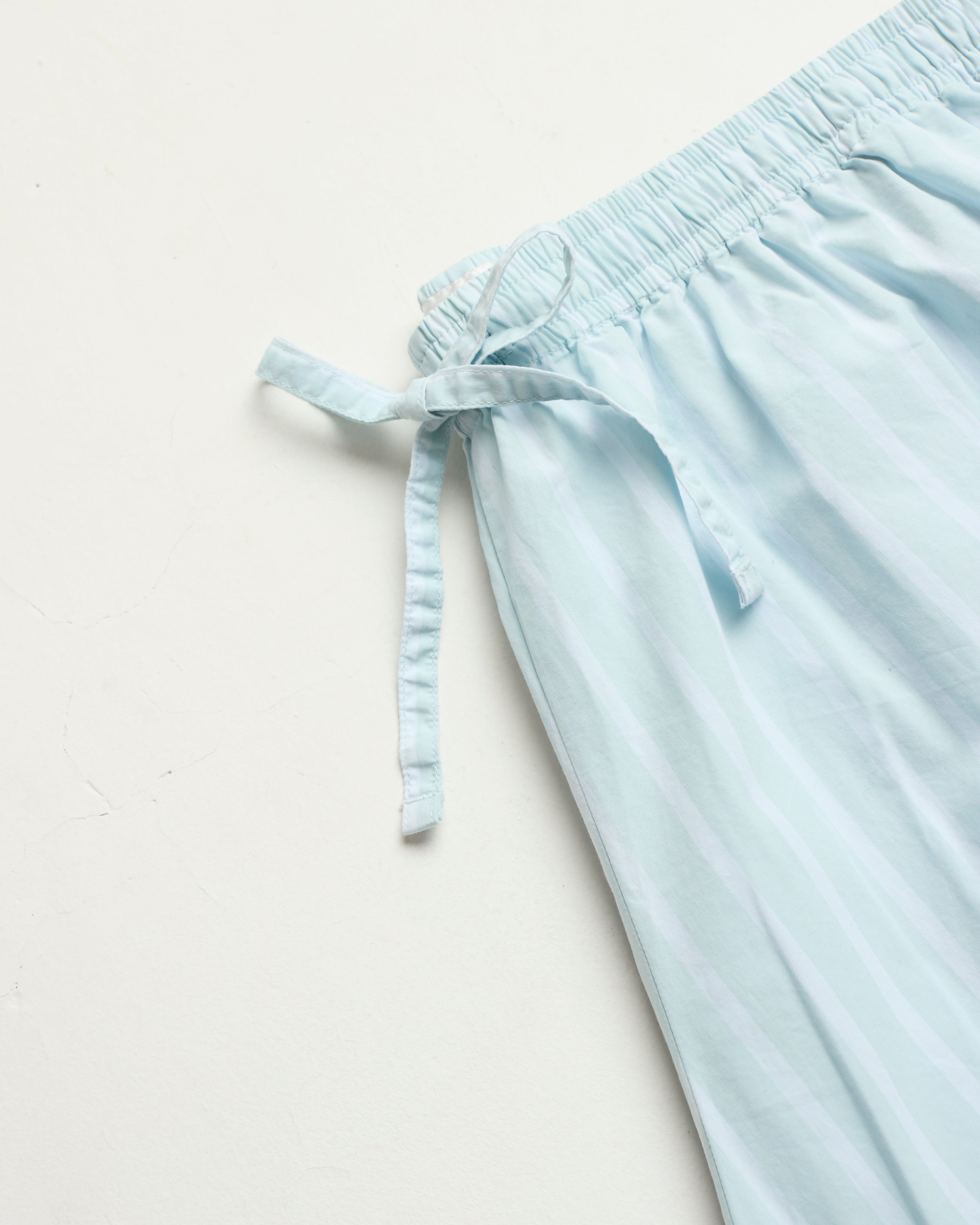Icy Blue Stripe Adult PJ Set