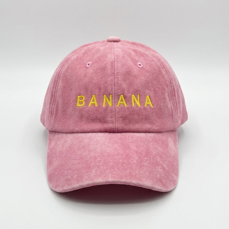 Kids Banana Pink Cap
