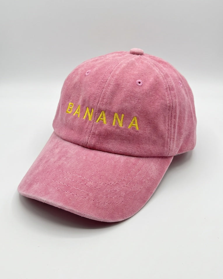Kids Banana Pink Cap