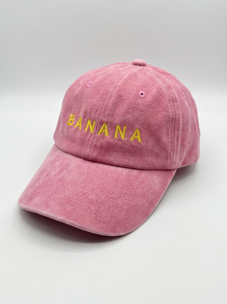 Kids Banana Pink Cap