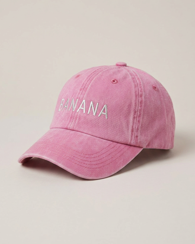 Banana Pink Adult Cap