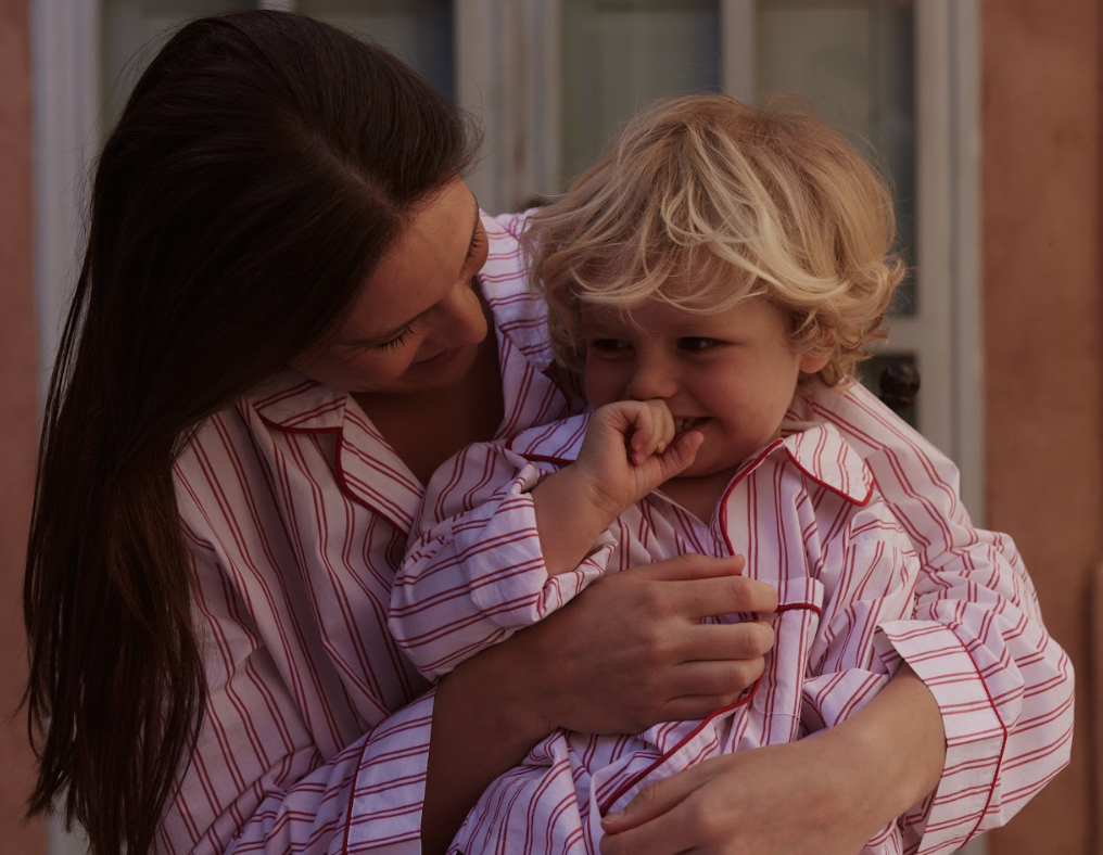 Kids Lollipop Red Stripe PJ Long Set